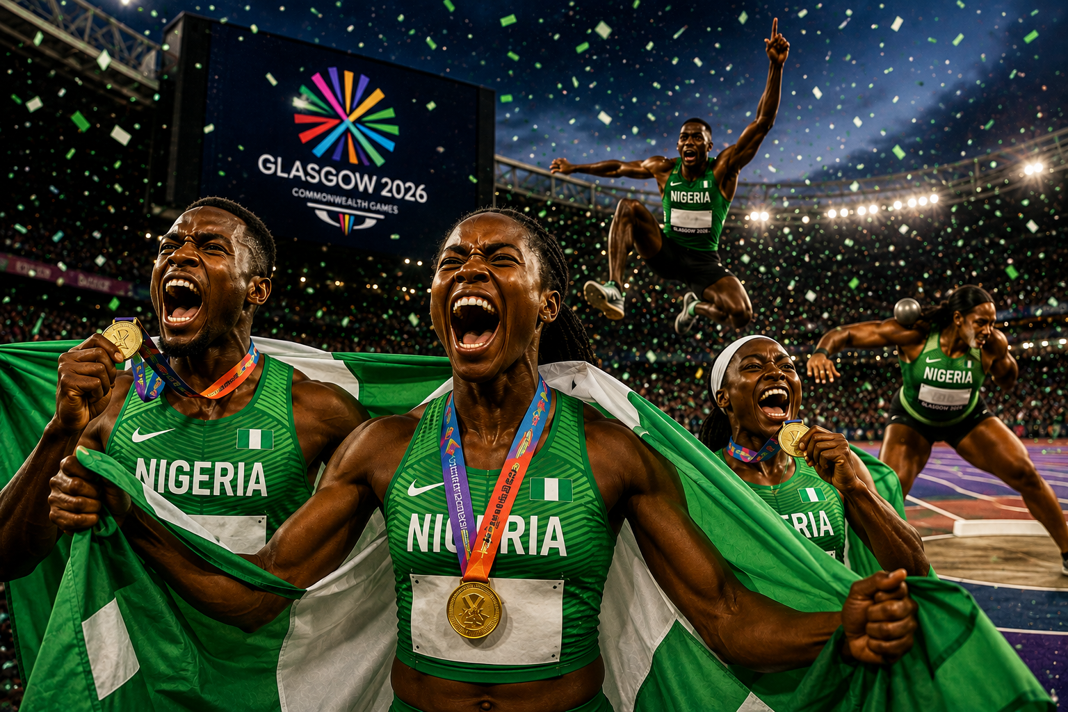 Trois titres en une journée : comment le Nigeria a pris le contrôle des plateaux de Glasgow